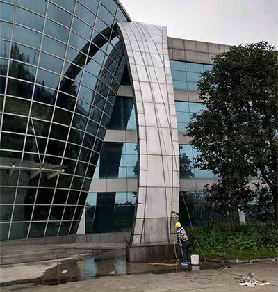 四川高空外墻清洗，成都大樓外墻清洗